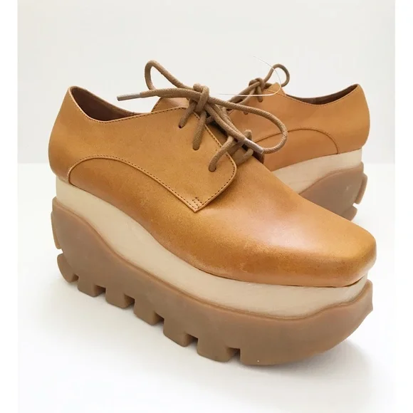 Jeffrey Campbell Tan Platform Shoes - Picture 2 of 14